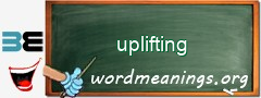 WordMeaning blackboard for uplifting